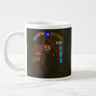 Grande Tasse Krampus Vous Attend Décembre Krampusnacht