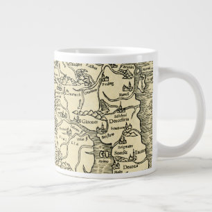 Grande Tasse La carte anglaise de la géographie universelle de 
