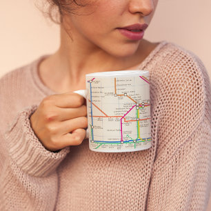 Grande Tasse La carte métro de Londres