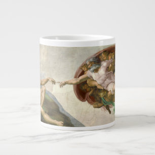 Grande Tasse La Création de l'Homme par Michel-Ange (Création d