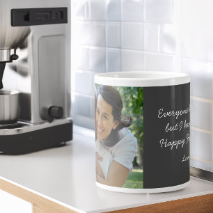 Grande Tasse La fête des pères j'ai la meilleure photo