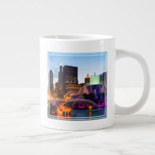 Grande Tasse La Fontaine De Buckingham S'Éclat La Nuit