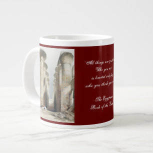 Grande Tasse La Grande Salle du Temple de Karnak Jumbo Mug