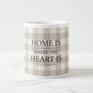GRANDE TASSE LA MAISON EST LÀ OÙ EST LE CŒUR -