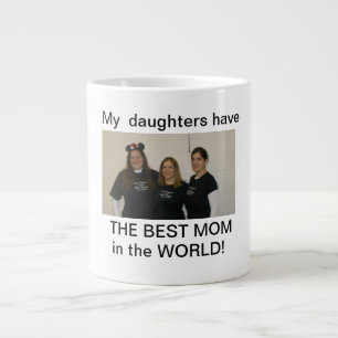 Grande Tasse la meilleure maman de filles