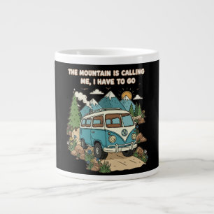 Grande Tasse La montagne appelle Camping-car rétro Nature