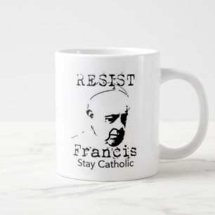 Grande Tasse La Mug de café du pape. Résiste à la disparitio