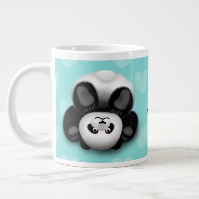 Grande Tasse La Mug de café géante Rolling Panda (Gauche)