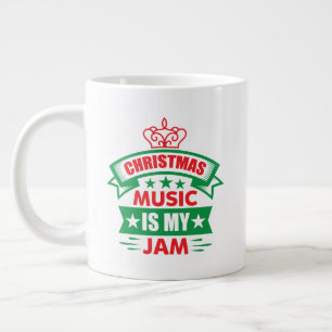 Grande Tasse La musique de Noël est mon truc-86254