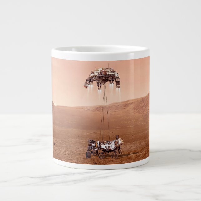 Grande Tasse La Persévérance Arrive En Toute Sécurité Sur Mars. (Devant)