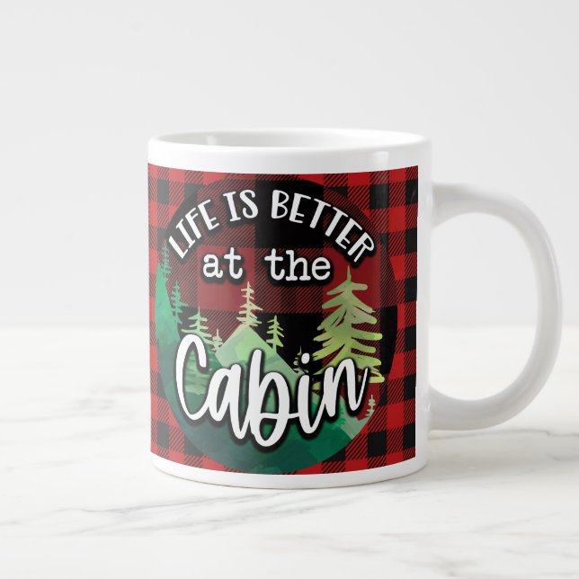 Grande Tasse La Vie Est Meilleure Au Cabine (Droite)