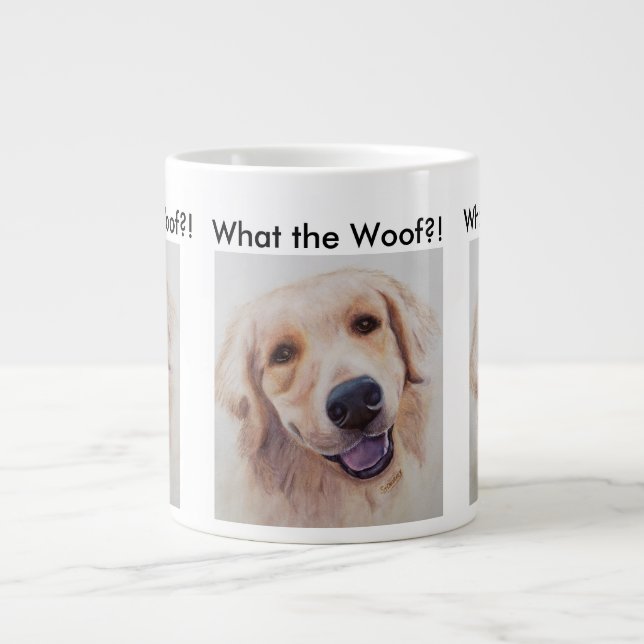 Grande Tasse Labrador d'or magnifique (Devant)