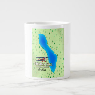 Grande Tasse Lac Chandra Taal Himachal Pradesh Inde carte