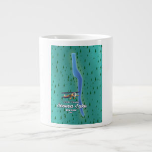 Grande Tasse Lac Seneca, carte du lac de NYC