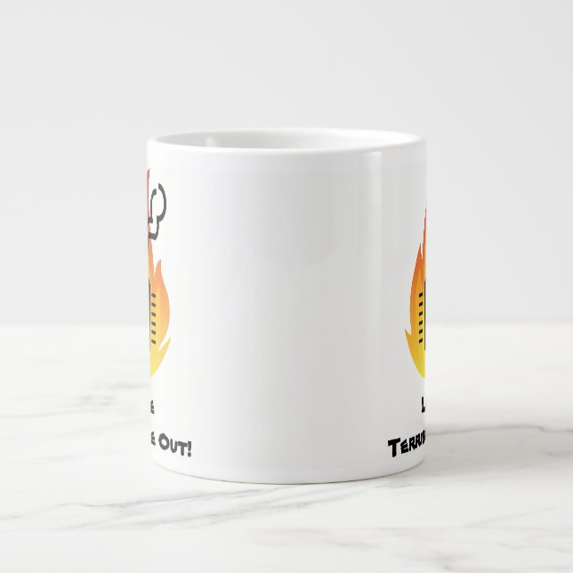 Grande Tasse Lâchez Le Terrible Feu !Mug (Devant)