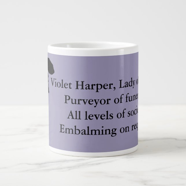 Grande Tasse Lady Ashes, Jumbo Mug - Violet Harper (Devant)