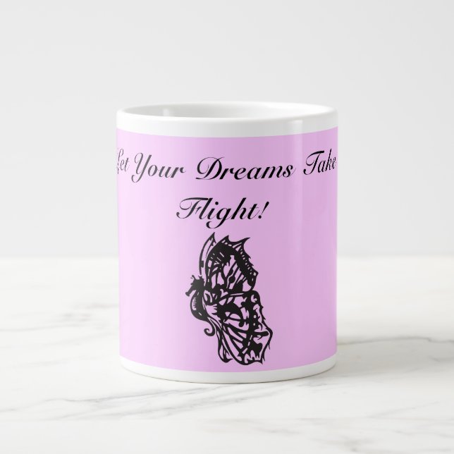 Grande Tasse Laissez vos rêves (Devant)