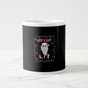 Grande Tasse Laissons-nous tomber un verre de Noël amusant