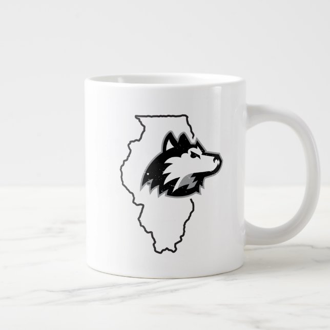Grande Tasse L'Amour de l'État de NIU Huskies (Droite)