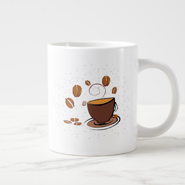 Grande Tasse L'amour du café (Droite)
