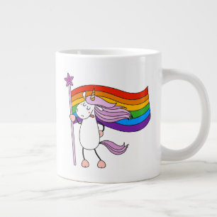 Grande Tasse L'amour n'a pas de limites Unicorne