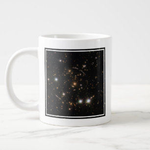 Grande Tasse L'Arc Sunburst Dans Un Gros Cluster Galaxy