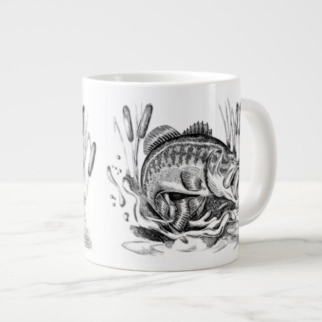 Grande Tasse Largemouth Bass (Devant droit)