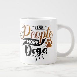 Grande Tasse L'art du chien positif | Devis motivationnel