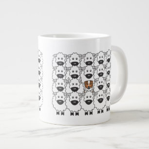 Grande Tasse Le berger australien dans les moutons