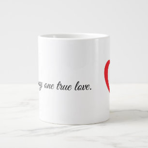 Grande Tasse Le Café Est Mon Véritable Mug D'Amour Avec Le Co