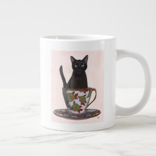 Grande Tasse Le Chat noir à la télé