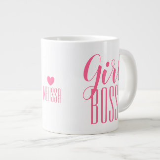 Grande Tasse Le chef de la fille de la Mug Nom personnalisé Coe