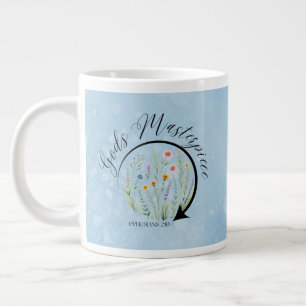Grande Tasse Le chef-d'œuvre de Dieu Éphésiens 2:10 Verset bibl