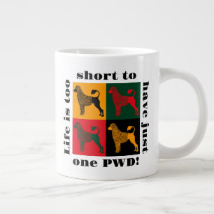 Grande Tasse Le chien d'eau portugais intelligent
