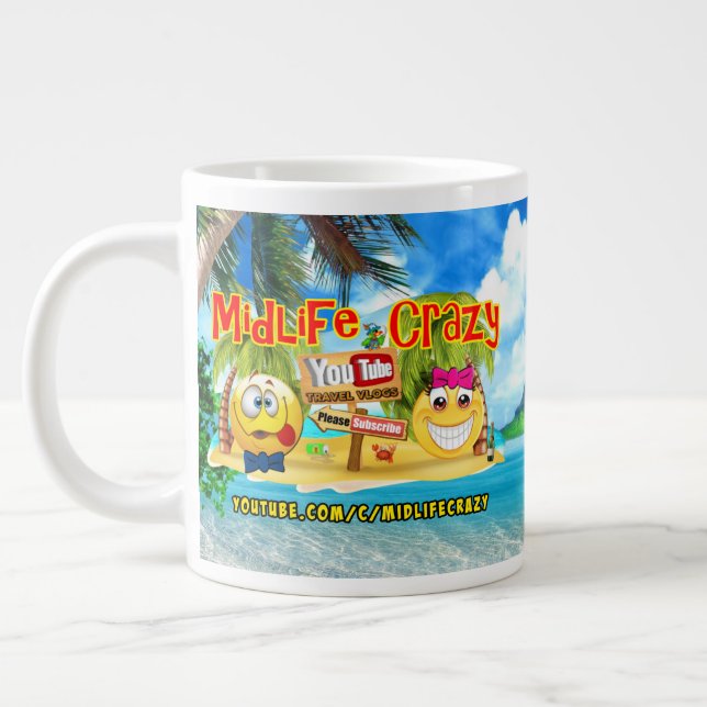 Grande Tasse Le Crazy Jumbo Coffee Mug (Gauche)