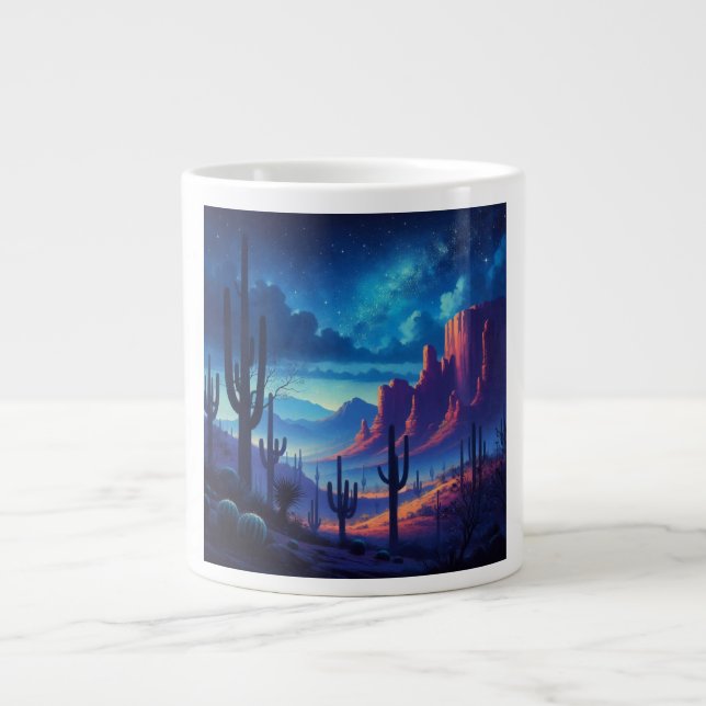 Grande Tasse Le désert la nuit au sud-ouest (Devant)