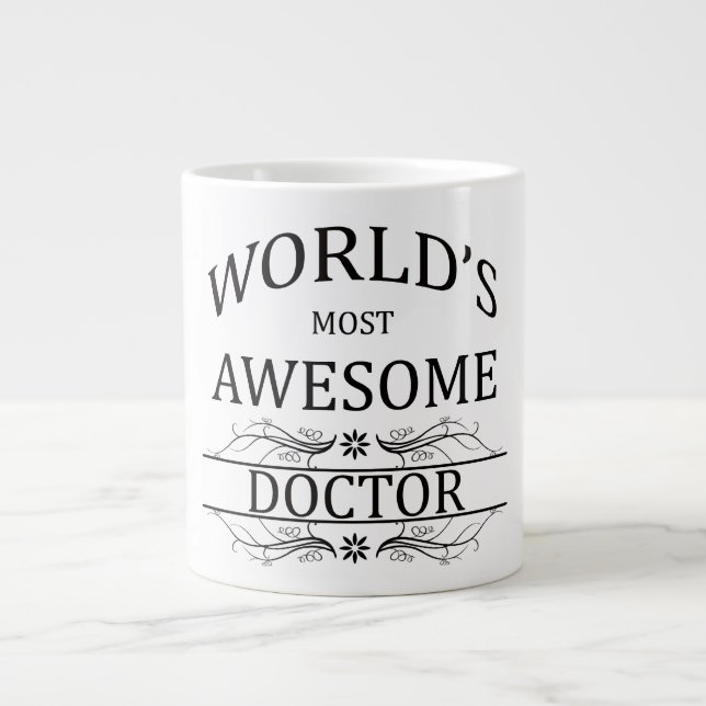 Grande Tasse Le meilleur médecin du monde (Devant)