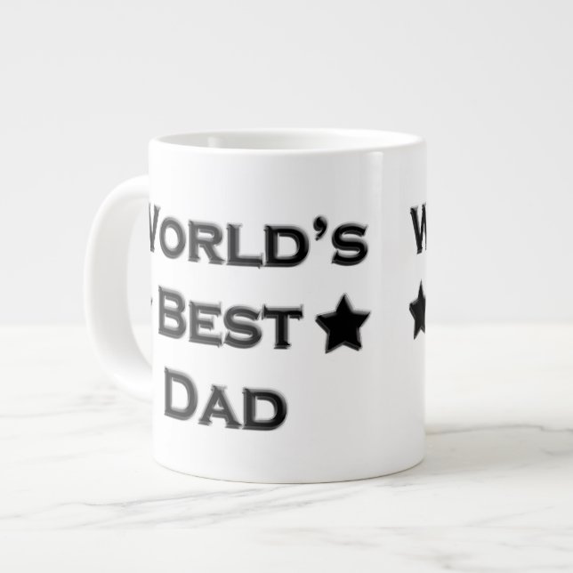 Grande Tasse Le meilleur papa du monde (Devant gauche)