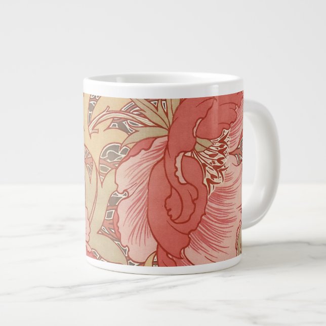 Grande Tasse Le Motif Floral Art nouveau de William Morris (Devant droit)
