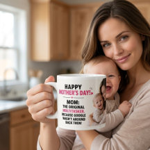 Le multitâche original, Mug photo personnalisé pou