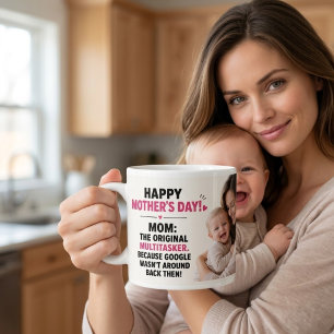 Grande Tasse Le multitâche original, Mug photo personnalisé pou