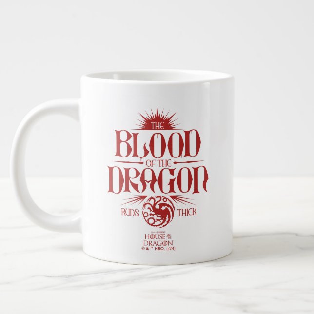 Grande Tasse Le sang du dragon tourne épais (Gauche)