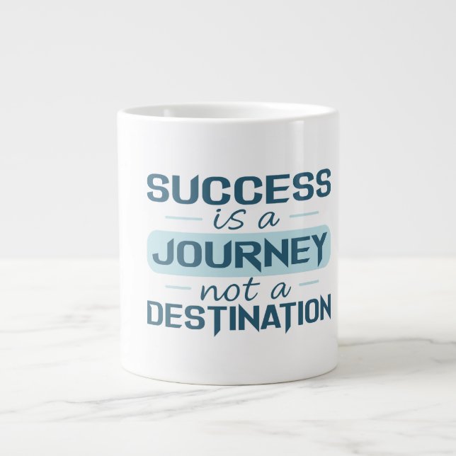 Grande Tasse Le succès est un voyage, pas une destination (Devant)