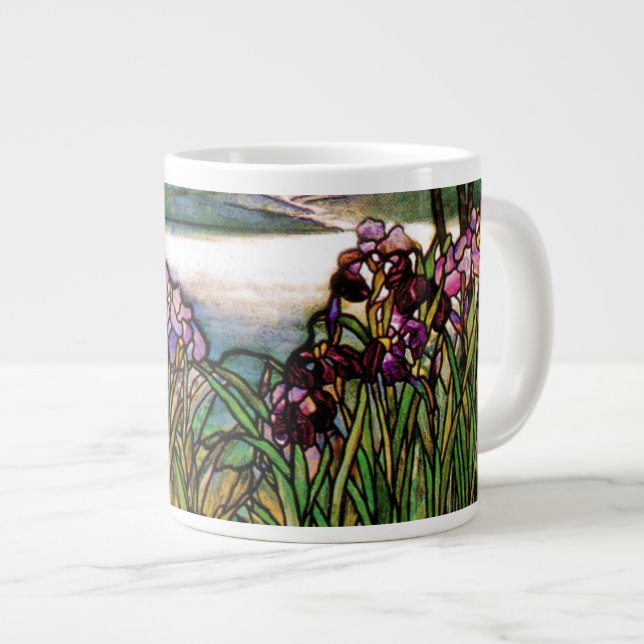 Grande Tasse Le verre de Tiffany Iriss Jumbo Mug (Devant droit)