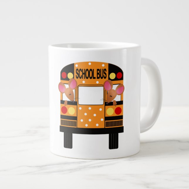 Grande Tasse L'école est Cool - Jumbo Mug (Devant droit)