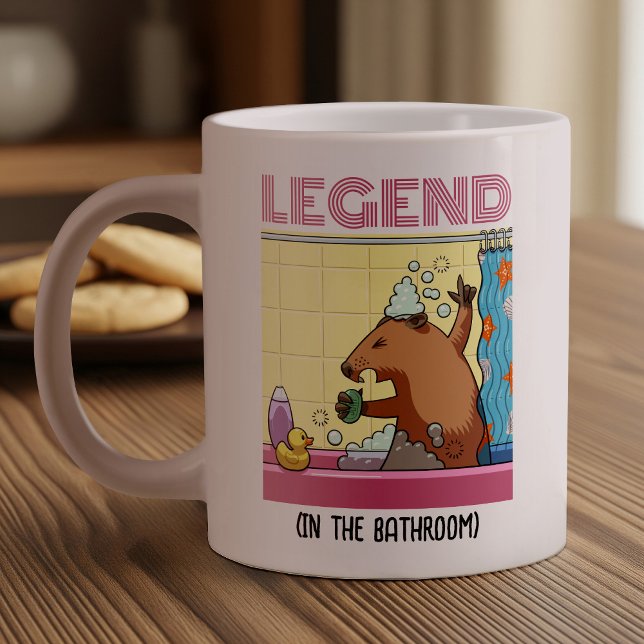 Grande Tasse Légende (Dans La Salle De Bain) Chanter La Marmott (Créateur téléchargé)