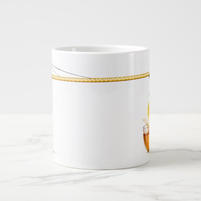 Grande Tasse Lemon Tea Under Construction – Jumbo Mug for True  (Devant)
