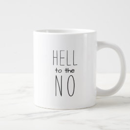 Grande Tasse L'enfer au café NO Funny Mug