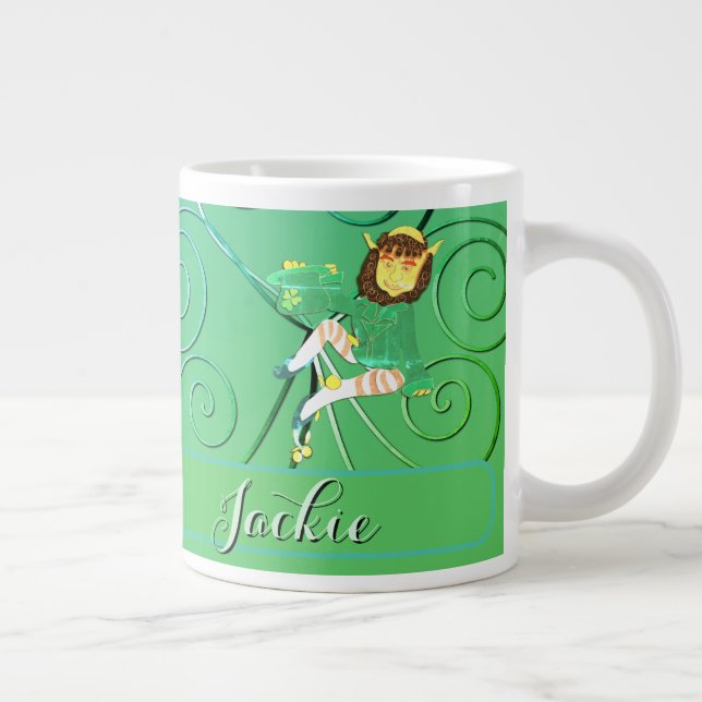 Grande Tasse Leprechaun St. Patrick's Specialty Mug (Droite)