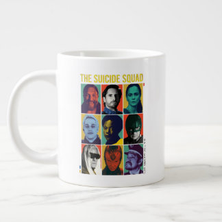 Grande Tasse L'équipe du suicide | Grille Rétro Avec Amanda Wal